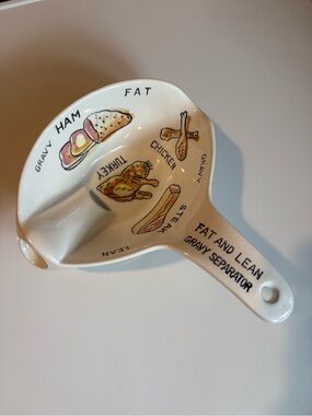Fat and Lean Gravy Separator - Ceramic